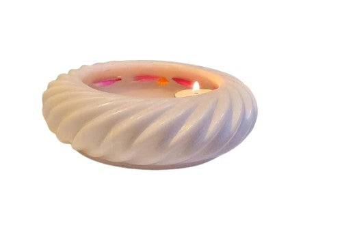 marble spiral design 6" urli for fruits/home décor/gift item/snacks